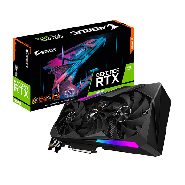 Gigabyte Aorus RTX 3070 Master 8GB Graphics Card